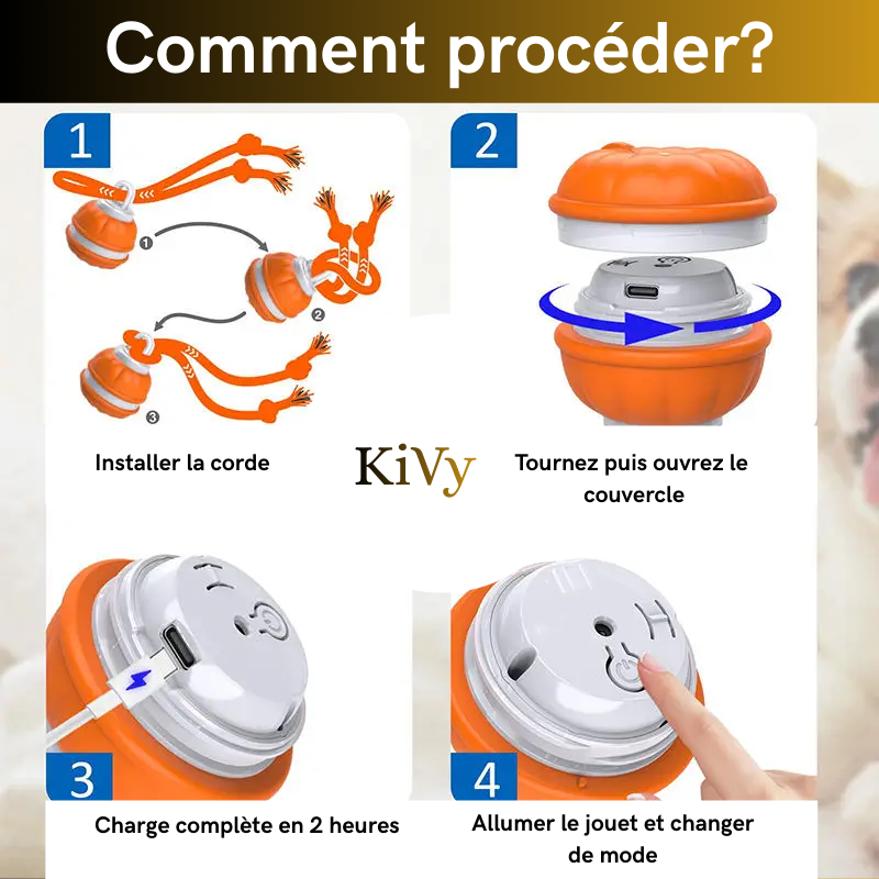 KiVy balle interactive et énergique