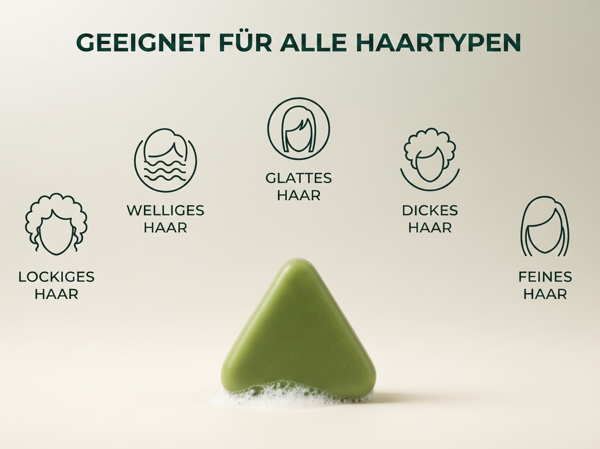 Botanisches Festes Shampoo – Wachstum & Dichte